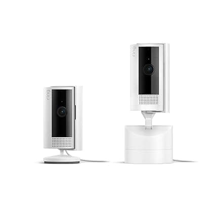 Ring Pan-Tilt Indoor Cam (Blanco) con Ring Indoor Cam de 2.ª generación (Blanco)